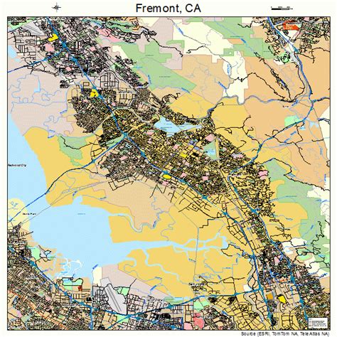 Fremont California Street Map 0626000