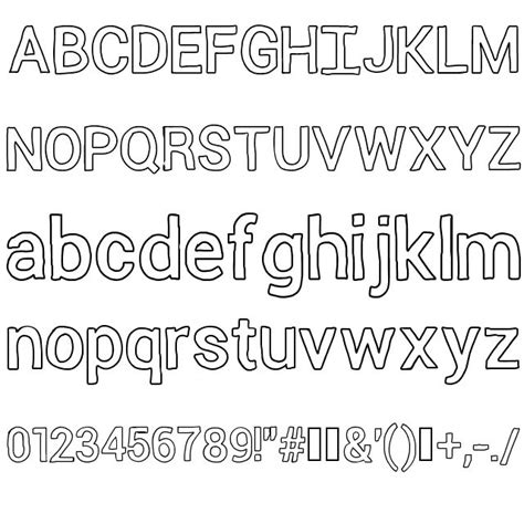 Outline Fonts Free Click To Find The Best 42 Free Fonts In The Serif Outline Style. - Printable ...