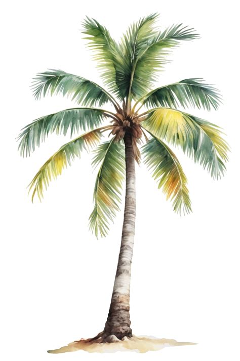 watercolor palm tree transparent background 45802418 PNG