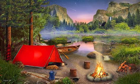 Wilderness Camping, Scenic, Wilderness, tent, forests, Camping ...