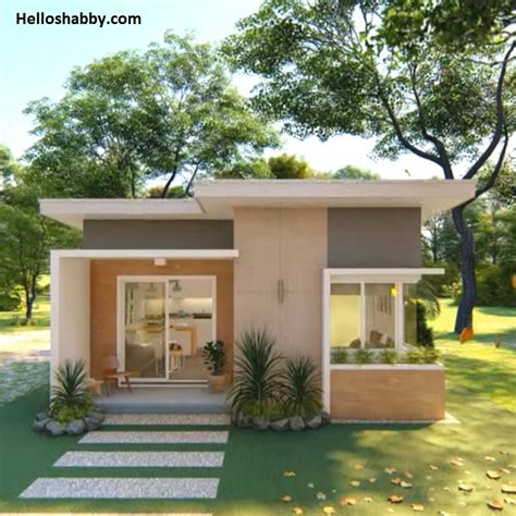 Modern Tiny House Design With Porch (38,47 sqm) ~ HelloShabby.com : interior and exterior solutions