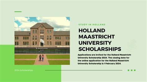 Holland Maastricht University Scholarships 2024