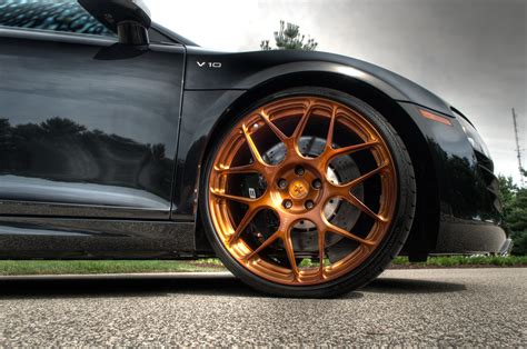 Audi R8 Rides on Copper HRE Wheels - GTspirit