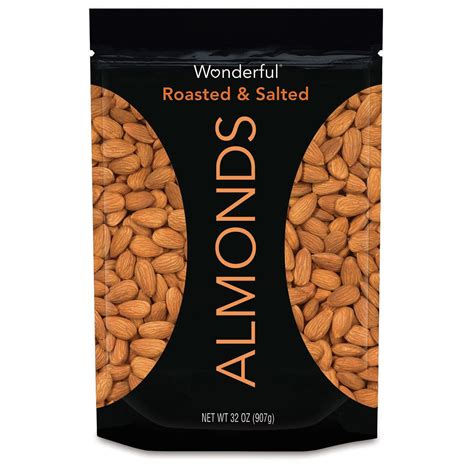 Wonderful Roasted & Salted Almonds, 32 Oz - Walmart.com