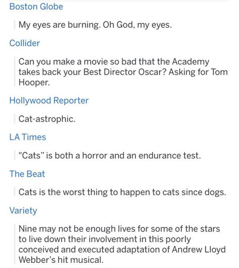 21 Funny Reviews Of The Catastrophe That Is The New "Cats" Movie