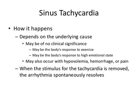 Sinus tachycardia