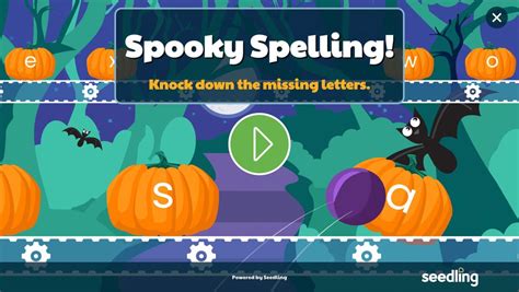 A little spooky Halloween fun for your learners to enjoy! From Seedling