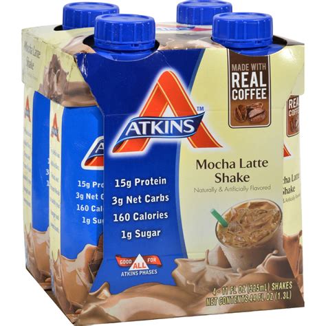 Buy Atkins Advantage Rtd Shake Mocha Latte - 11 Fl Oz Each / Pack Of 4 Online at desertcartUAE