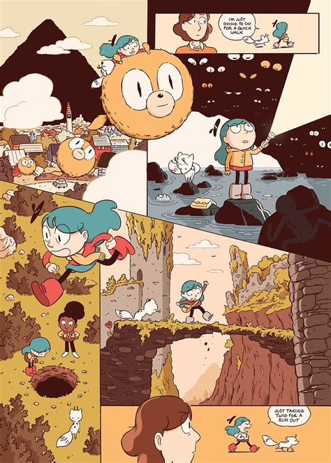 Hilda and The Stone Forest - Luke Pearson - Illustration and Comics | Graphic novel art, Cartoon ...