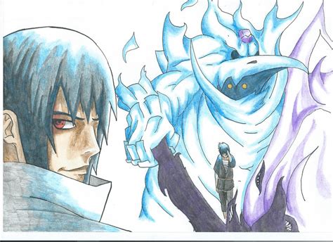 Sasuke amaterasu susanoo by BartU25 on deviantART