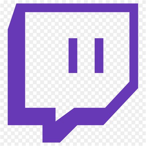 Purple Twitch icon on transparent background PNG - Similar PNG