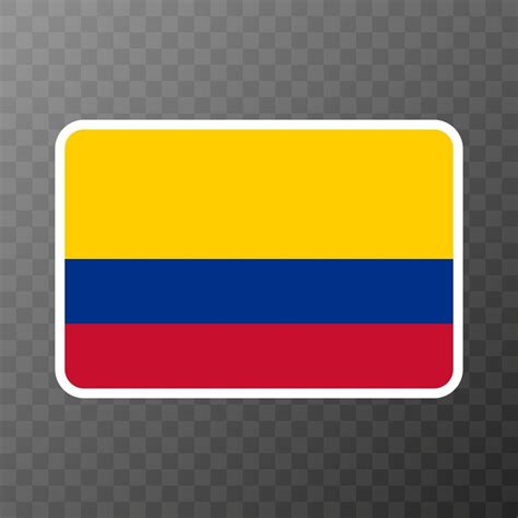 Colombia flag, official colors and proportion. Vector illustration ...