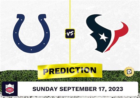 Colts vs. Texans Week 2 Prediction and Odds - September 17, 2023