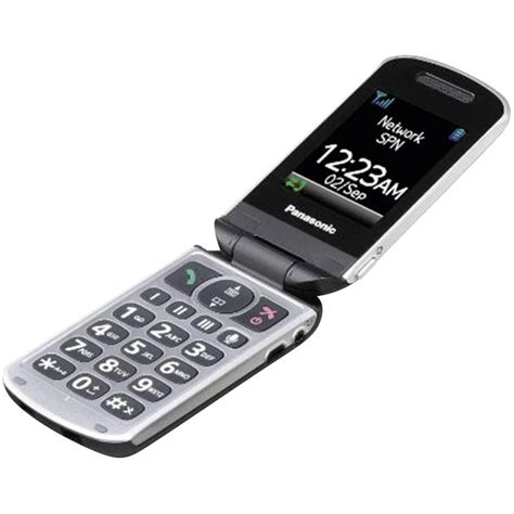 Panasonic Big Button SIM Free Mobile Phone, Black from Conrad.com