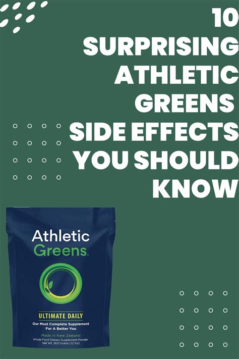 10 Surprising Athletic Greens Side Effects You should Know - Flab Fix