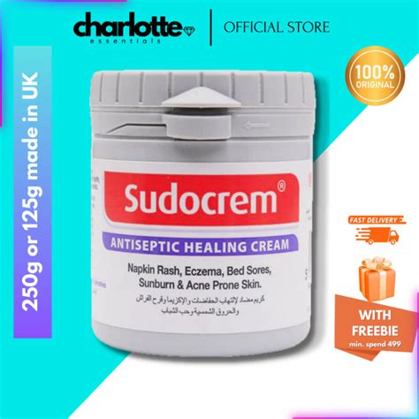 AUTHENTIC Sudocrem Antiseptic Healing Cream for Acne, Bed Sores, Rashes ...