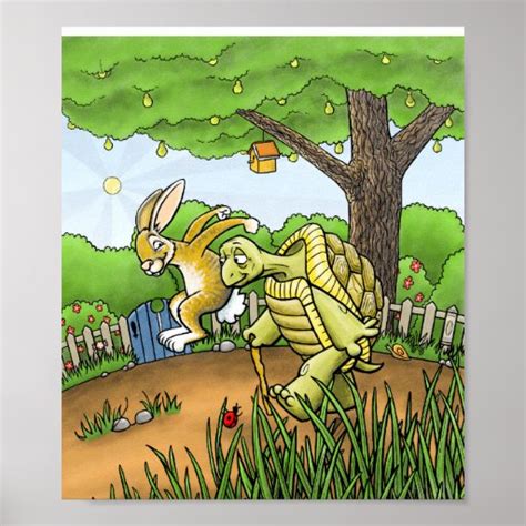 The Tortoise and The Hare Poster | Zazzle