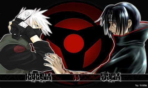 wallpaper by Oxide - Kakashi vs Itachi by Oxide - Desktop Wallpaper