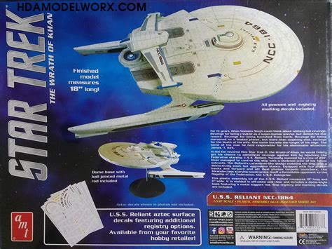 Star Trek USS RELIANT NCC-1864 537 Scale Model Kit by AMT/R