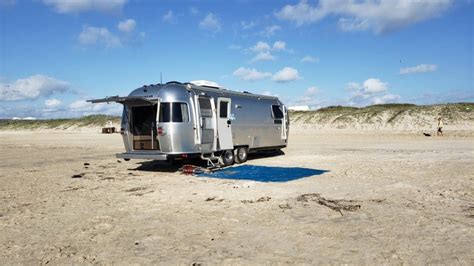 RV Camping on the Beach at Port Aransas, Texas for SandFest 2019