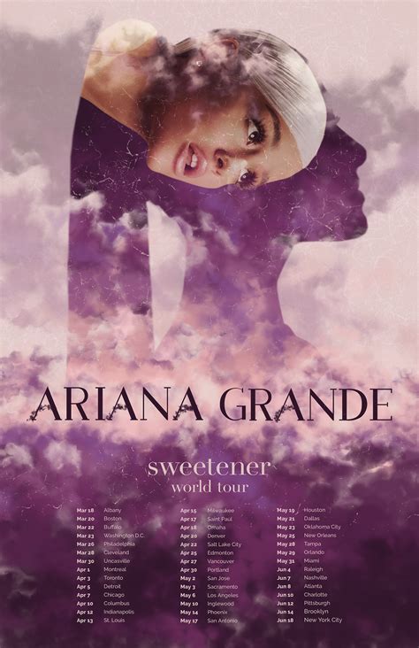 Sweetener World Tour Poster Ariana Grande Wallpapers - Wallpaper Cave