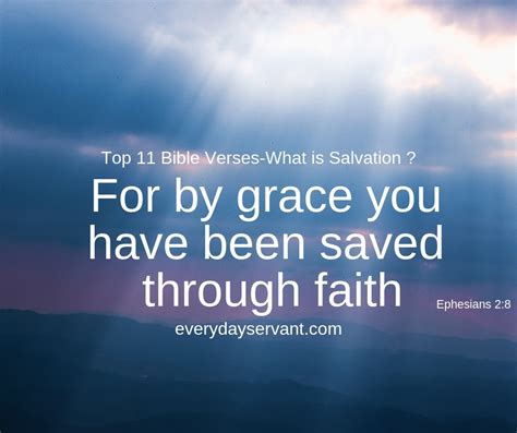 Top 11 Bible Verses-What is Salvation ? - Everyday Servant