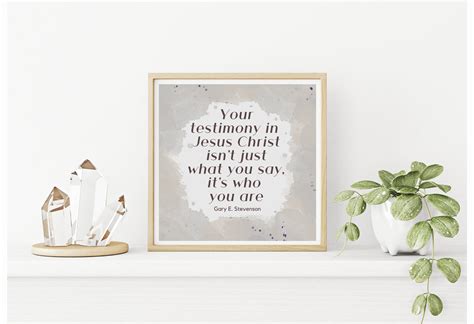 General Conference Quote LDS Quote Mormon Wall Art Religious Quote - Etsy