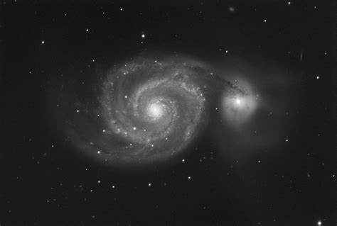 Messier 51 | Messier 51, the Whirlpool Galaxy, taken using a… | Flickr