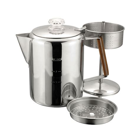 9 Cups Stainless Steel Coffee Percolator - Sunnex Products Ltd.