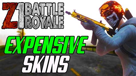 Top 10 Most Expensive RARE H1Z1 Skins (Z1 Battle Royale) - YouTube