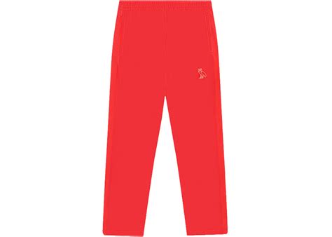 OVO Velour Pant Red Men's - FW22 - US