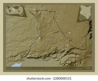 Nandi County Kenya Elevation Map Colored Stock Illustration 2280000131 ...