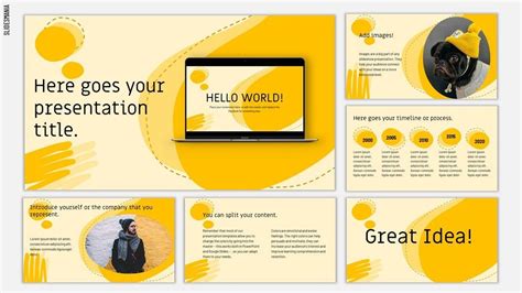 Sparkles Free Presentation template for Google Slides or PowerPoint | SlidesMania | Presentation ...