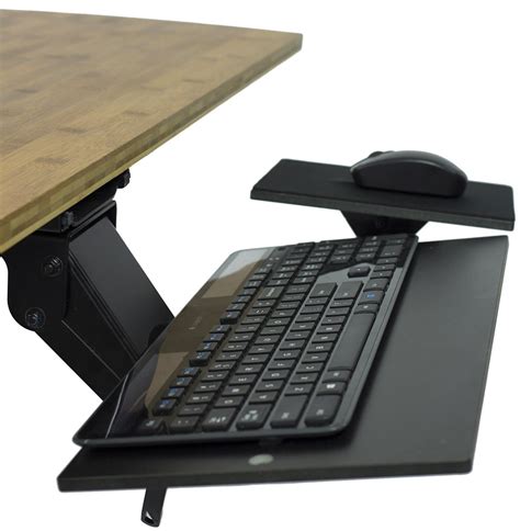 KT1 Ergonomic Under-Desk Computer Keyboard Tray. Adjustable Height ...