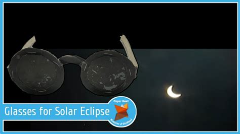 How to make a easy Glasses for Solar Eclipse - YouTube