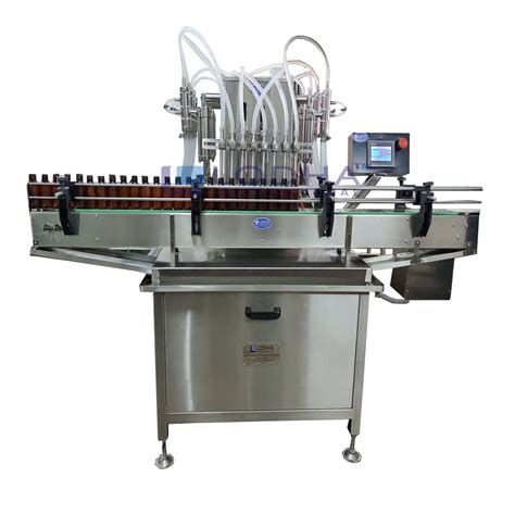 Eight Head Volumetric Liquid Filling Machine - 160 Bottles/Min. Filling Machine