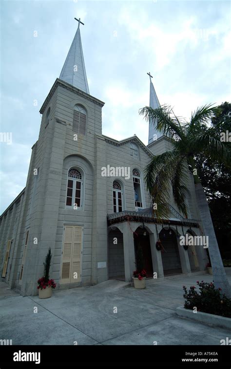 Church in Key West Florida Stock Photo - Alamy