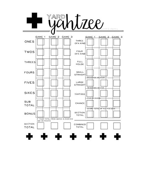 28 Printable Yahtzee Score Sheets & Cards (101% FREE) ᐅ TemplateLab