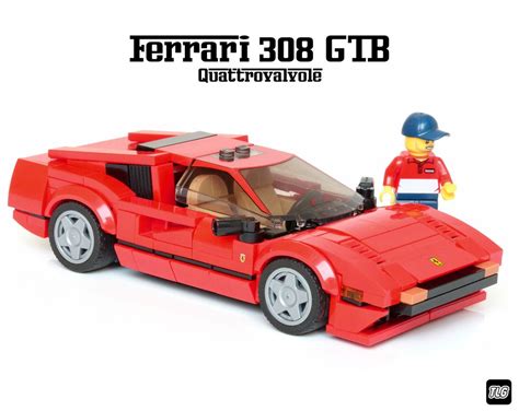 LEGO MOC Ferrari 308 & Magnum, p.i. by _TLG_ | Rebrickable - Build with LEGO