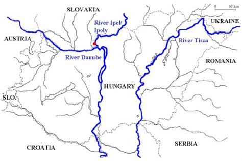 Main rivers in the central part of the Carpathian Basin with an... | Download Scientific Diagram