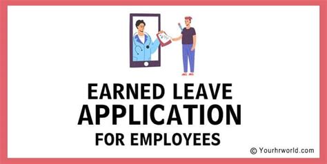 Earned Leave Application Format for Employees in English