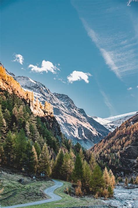 A Road Towards the Mountains · Free Stock Photo