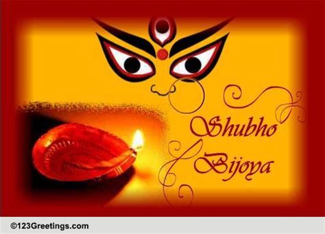 A Wish To Say, Shubho Bijoya. Free Shubho Bijoya eCards, Greeting Cards | 123 Greetings