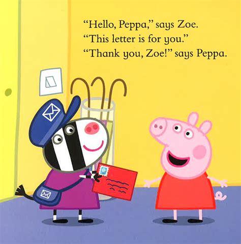 Peppa Pig Story Book: Peppa's Family And Friends - Zoe Zebra - Big Bad Wolf Books Sdn Bhd