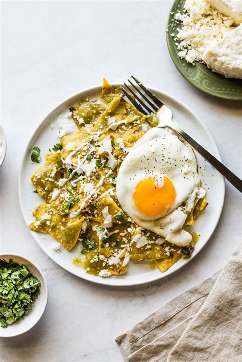 Easy Chilaquiles Verdes - Isabel Eats