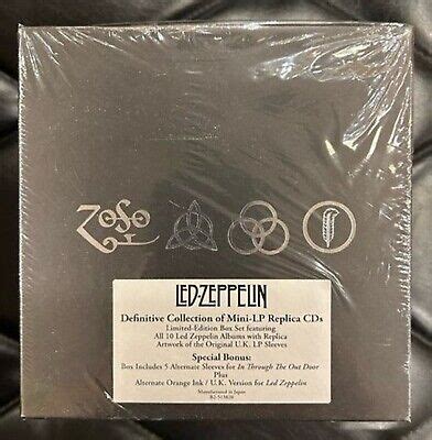 Led Zeppelin Definitive Box Set SHM-CD Collection 2008 81227990466 | eBay