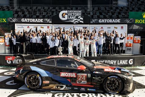 BMW M8 GTE wins the 2020 Daytona 24 Hours ahead of the Porsche