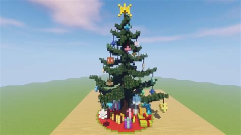 GIANT Christmas Tree Tutorial! - Minecraft Timelapse [Download Included] - YouTube