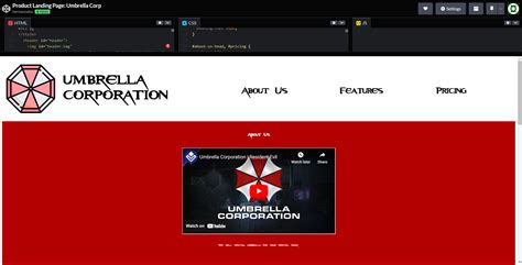 Product Landing Page (Umbrella Corps) - Code Feedback - The ...