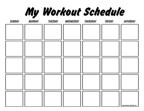 Printable Workout Log Sheets | Templates At intended for Blank Workout Schedule Template ...